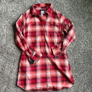 Patagonia plaid dress size 8